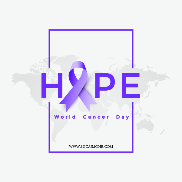 世界癌症日概念海报插画医疗设计world cancer day concept poster illustration design