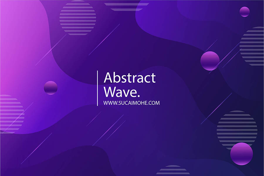 时尚抽象波紫色背景创意设计源文件fondo-pantalla-onda-abstracta