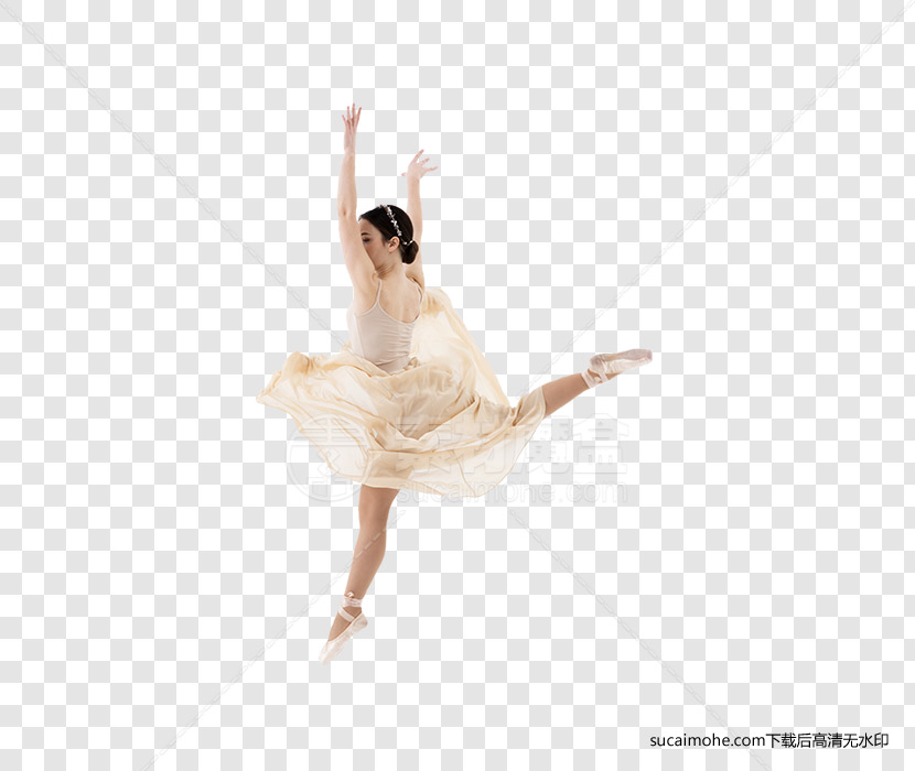 跳芭蕾舞蹈的国外美女免抠png元素（含PSD）