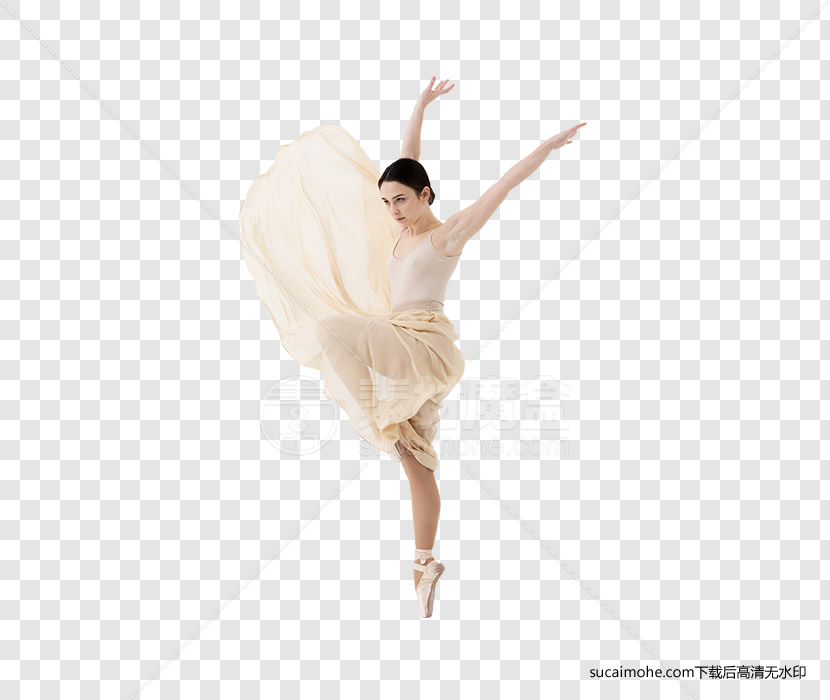 美女芭蕾舞免抠png元素（含PSD源文件）