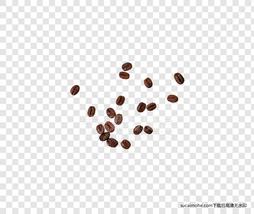 espresso咖啡豆特写免抠png元素