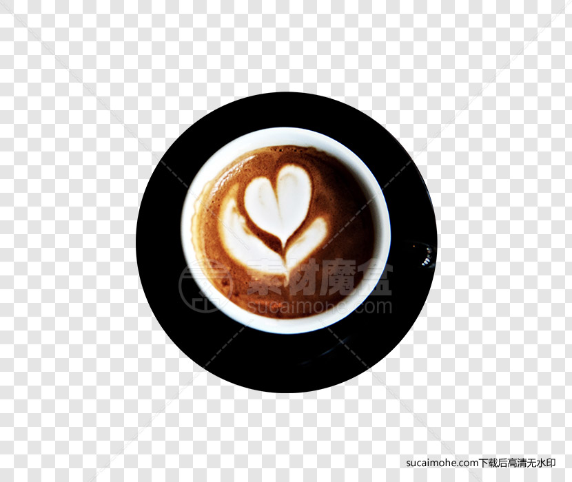 Espresso意大利浓咖啡顶视图免抠png元素