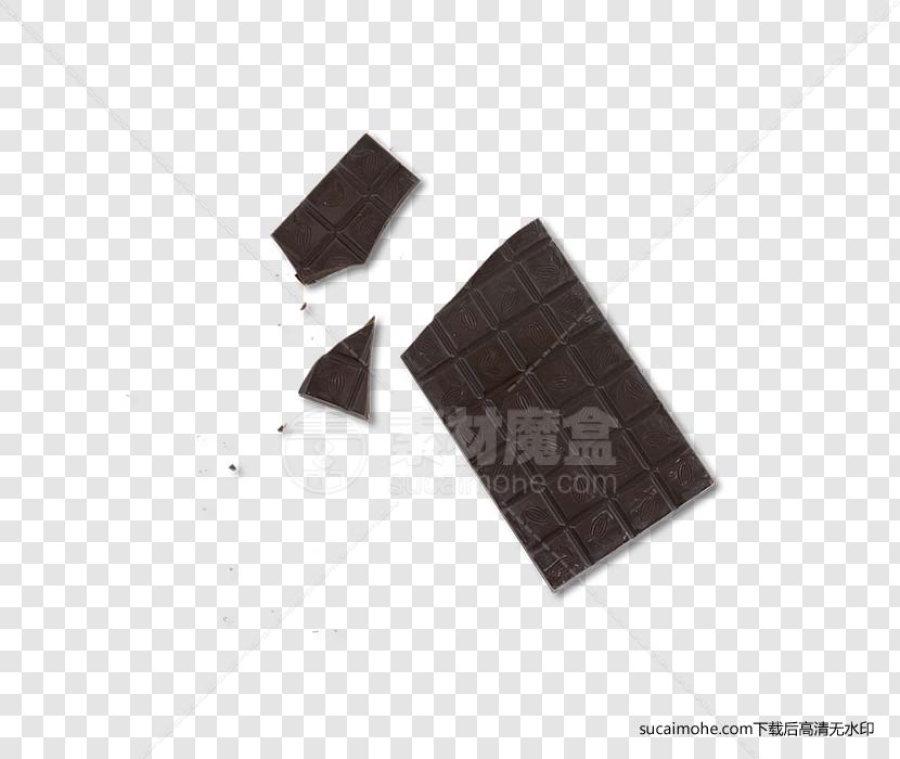 Chocolate一块碎了的巧克力免抠png元素（含PSD文件）