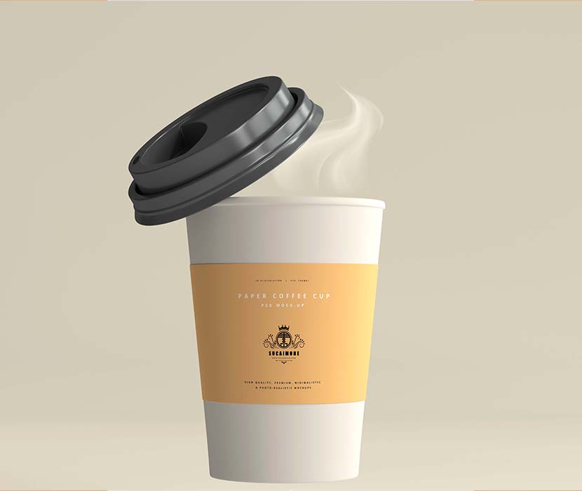 中型纸咖啡杯样机Psd源文件medium-size-paper-coffee-cup-mockup