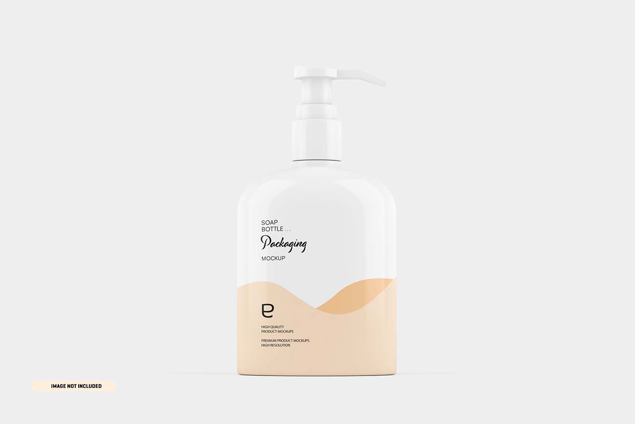 肥皂瓶包装样机Psd源文件soap-bottle-packaging-mockup