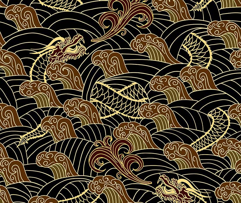 东方传统无缝图案oriental-traditional-seamless-pattern