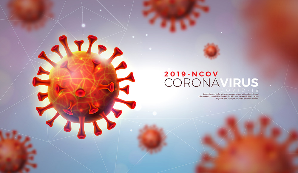 冠状病毒-爆发-设计-带病毒-细胞-显微镜-闪光-光-背景-2019-ncov-插图-模板-危险-sars-流行-主题