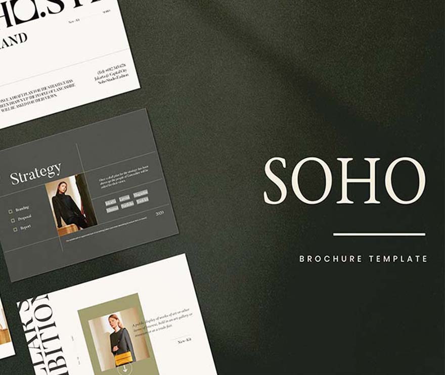 31P品牌策略手册PSD模板 SOHO - Brand Strategy（不含图片）