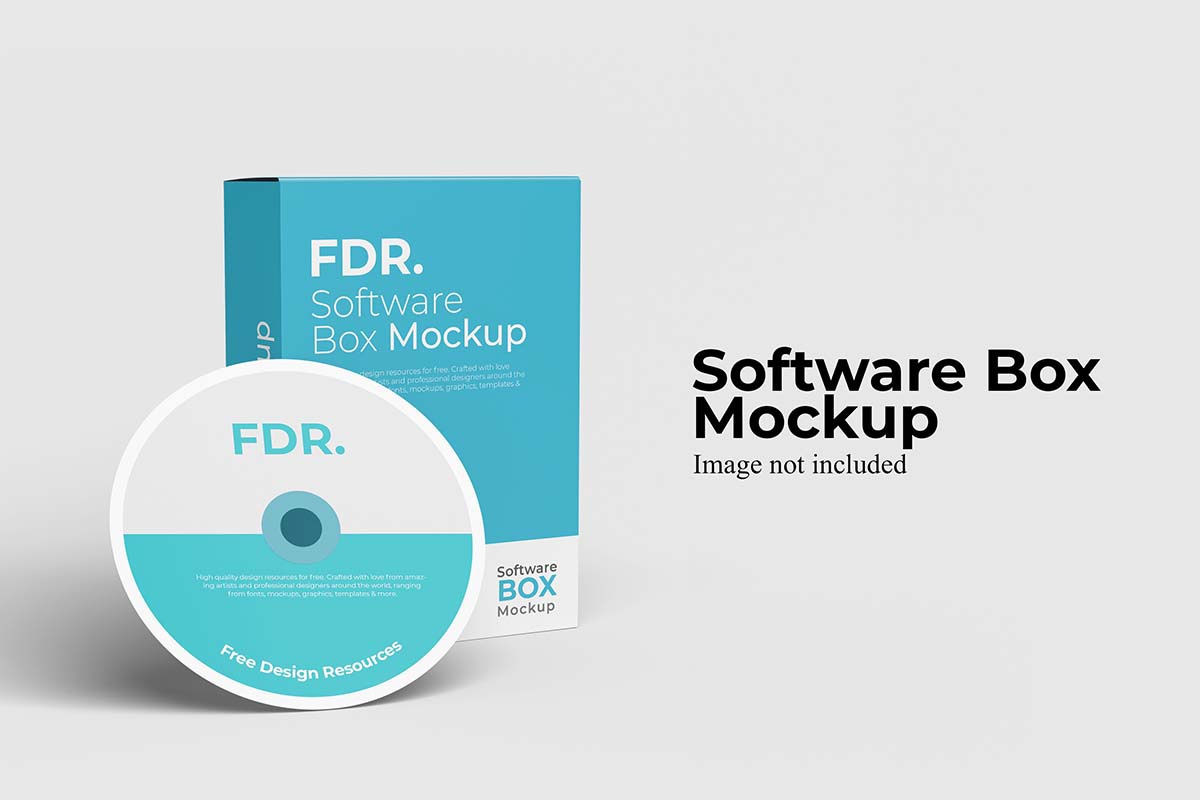 软件盒子包装样机设计PSD源文件software-box-mockup