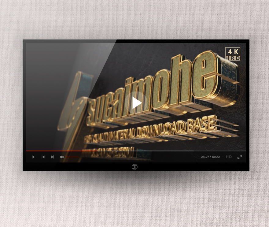 AE模板：史诗电影预告片 三维金属文字片头 企业公司logo展示E3D V2模板Videohive Black Gold Logo V2