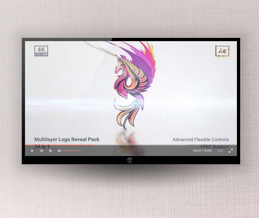 AE模板-24种简洁明亮多层LOGO标志动画片头 Clean Multil<x>ayer Logo Pack