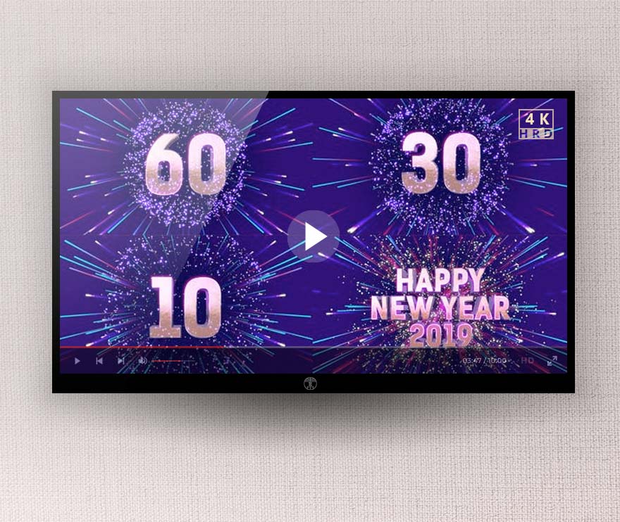 AE模板-2021新年活动晚会公司年会开场倒计时片头 New Year Countdown