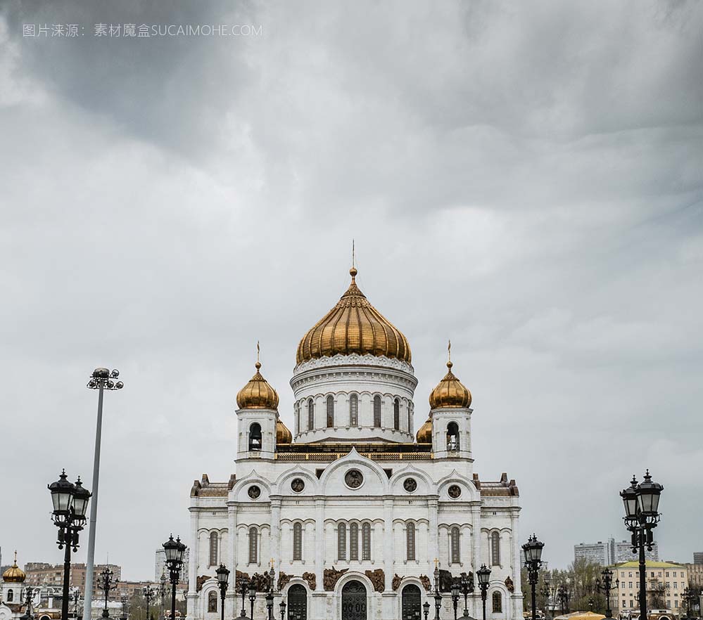 基督救世主大教堂在莫斯科，俄罗