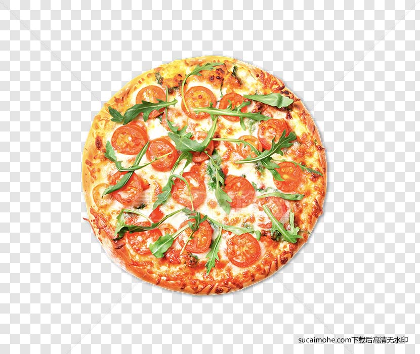 蕃茄味披萨免抠png元素（含PSD文件）Pizza