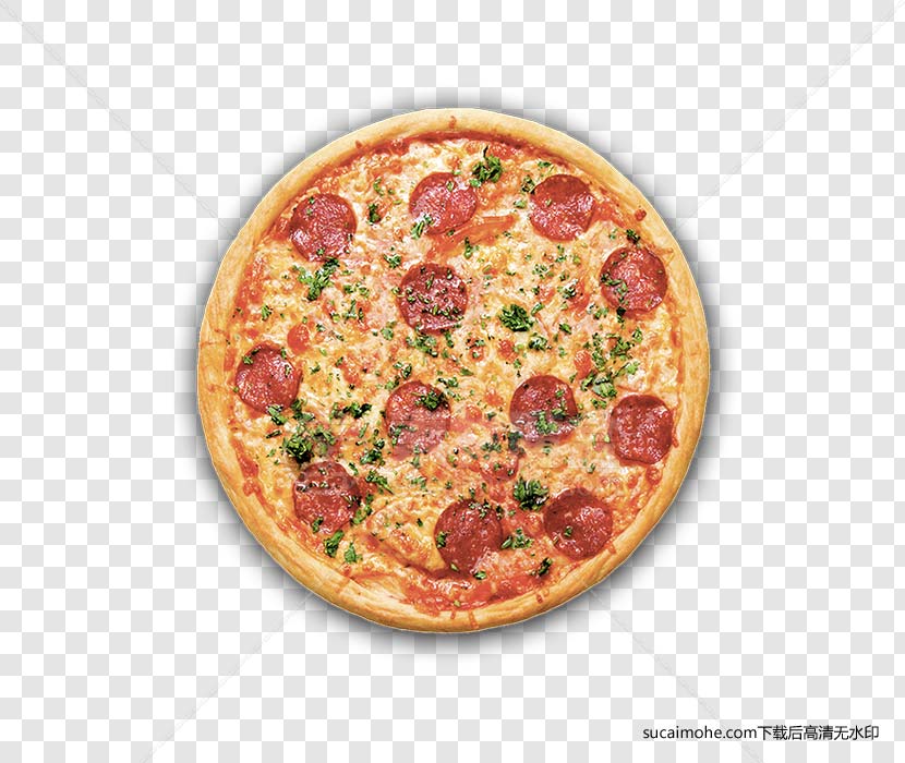 火腿披萨Pizza免抠png元素（含PSD文件）