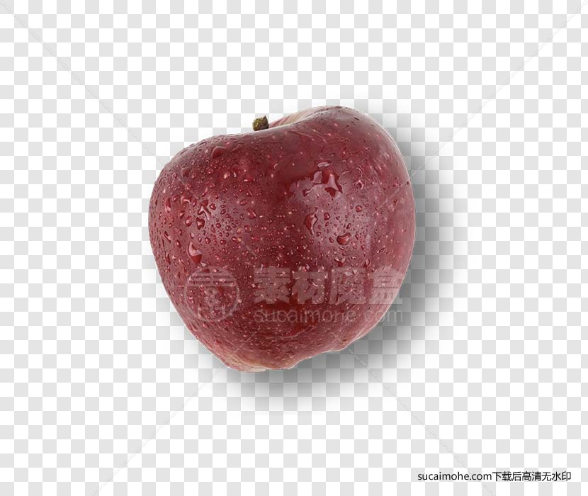 Apple_Red_Front红苹果侧面免抠png元素（含PSD文件）