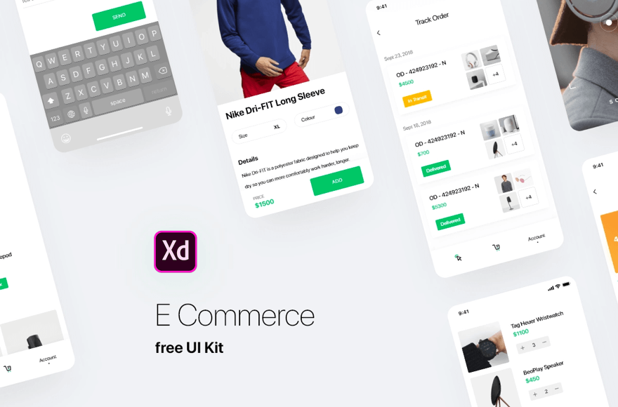 E-Commerce UI Kit 电商界面包APP设计源文件