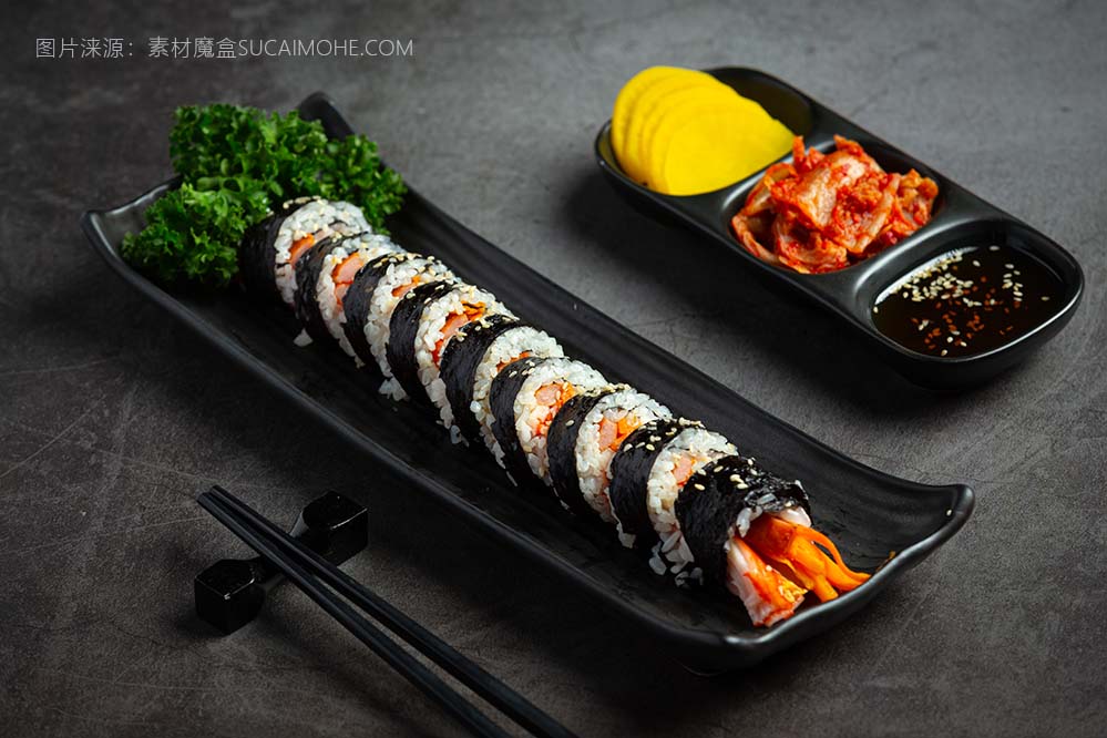 韩国寿司食品-金巴普 - 海藻蔬菜蒸米饭