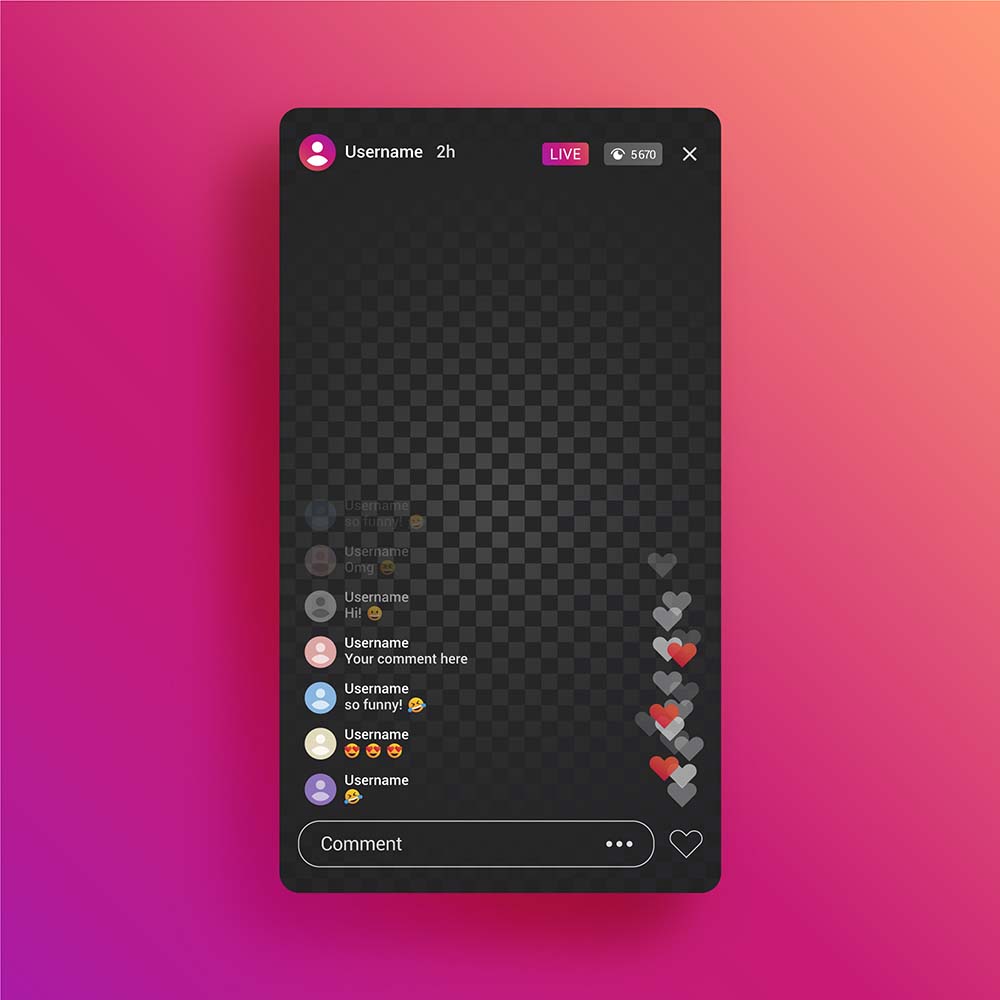 直播ui界面设计ai Eps源文件live Stream Instagram Interface Ui素材 素材魔盒网 免费素材下载 直播ui界面设计ai Eps源文件live Stream Instagram Interface Ui素材 素材魔盒网 免费素材下载
