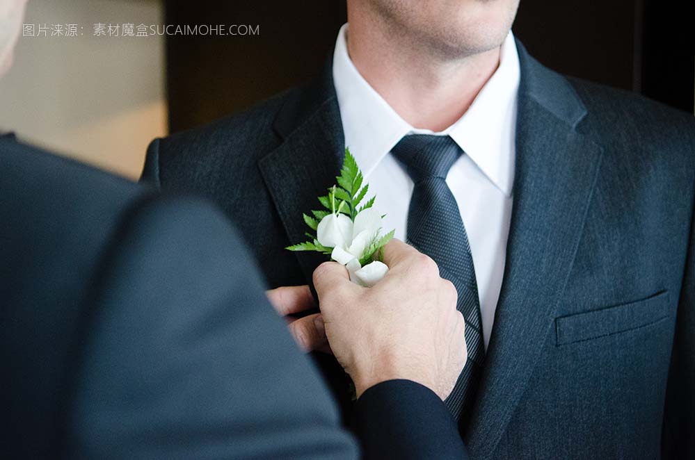 婚礼 结婚 新郎 正式 领带 西装