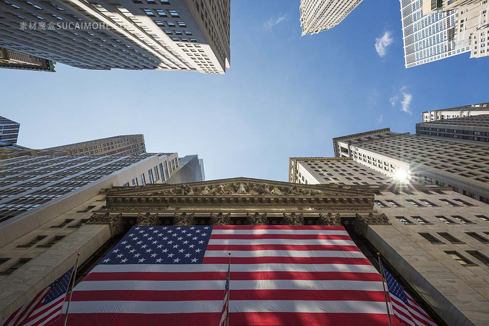 在华尔街上的纽约证券交易所在纽约the-new-york-stock-exchange-on-wall-street-in-new-york-city