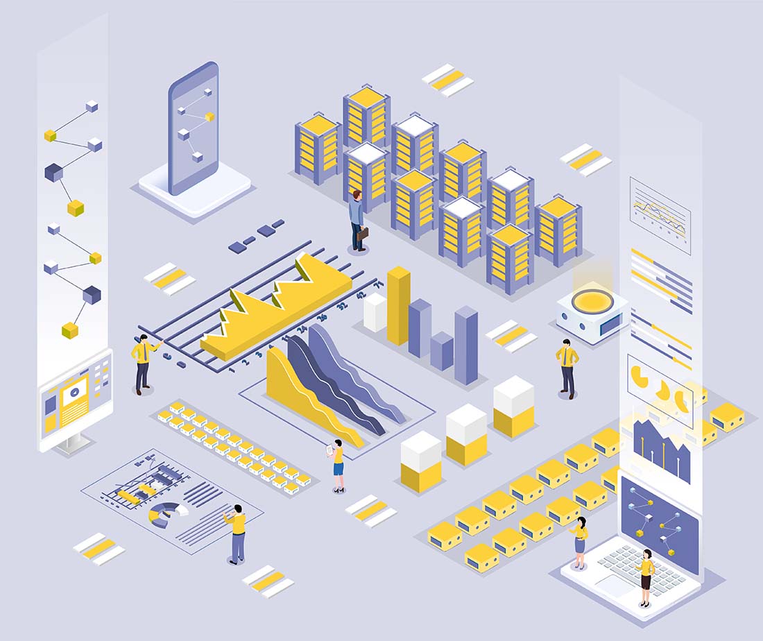 数据中心是服务于应用程序和支持业务信息的数据中心