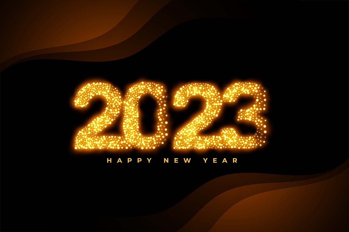 2023年金字闪闪新年