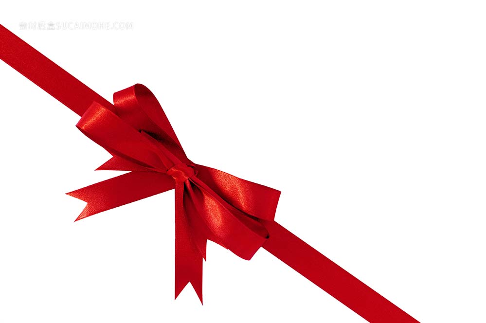 红色蝴蝶结礼品带角对角线red-bow-gift-ribbon-corner-diagonal
