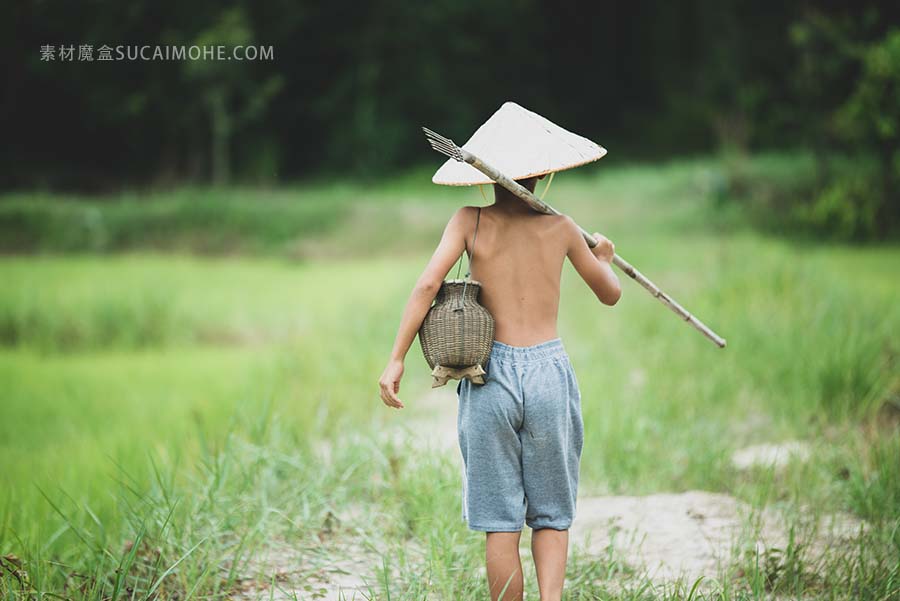 亚洲男孩在乡下的生活免费照片asian-boy-life-countryside