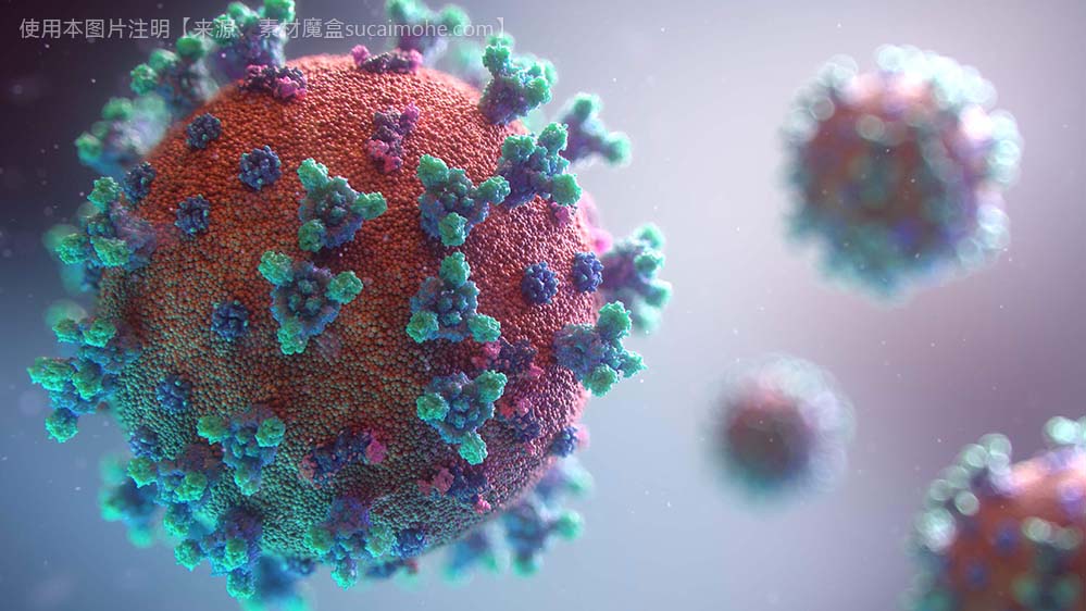 新冠病毒特写高清大图jpg-Coronavirus-Shape-Image