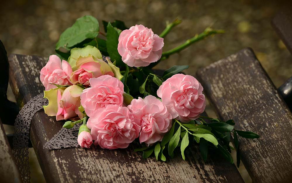 bouquet-花束 丁香 玫瑰 浪漫 生日束 鲜切花 生日 爱 粉红色 谢谢 情人节那天 举行 鲜花  高清摄