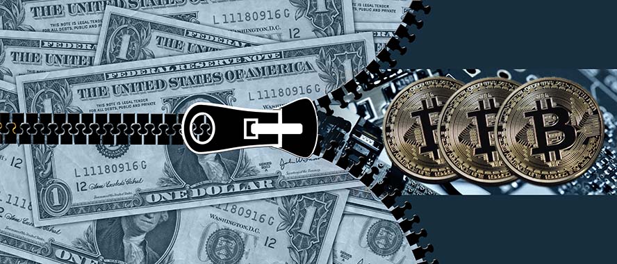 bitcoin-比特币 Dollar 硬币 钱 电子货币 货币 模仿 设计 互联网 转让 现金 网络  高清摄影大图