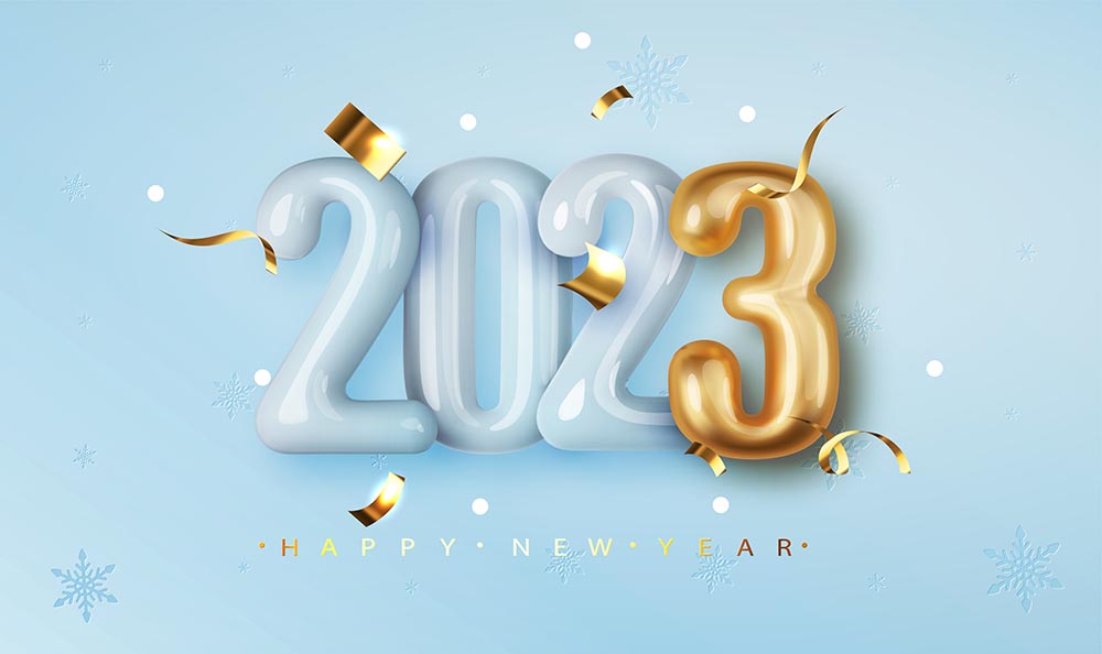 2023金色-蓝色-光泽度-数字-蓝色-背景-带金色-会议