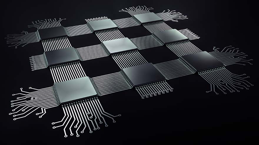 processor-处理器 电子产品 芯片 背景 控制中心 跟踪 微处理器 3d 搅拌机 高清摄影大图