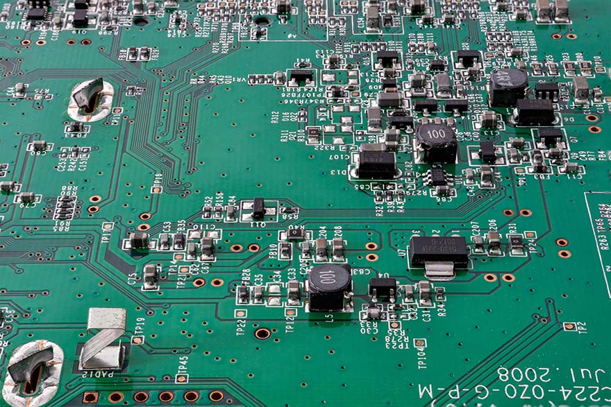 printed-circuit-board-印刷电路板 板 Cpu 计算机 电路 技术 数据处理 芯片 焊点 宏 导体 Pc 组件 高清