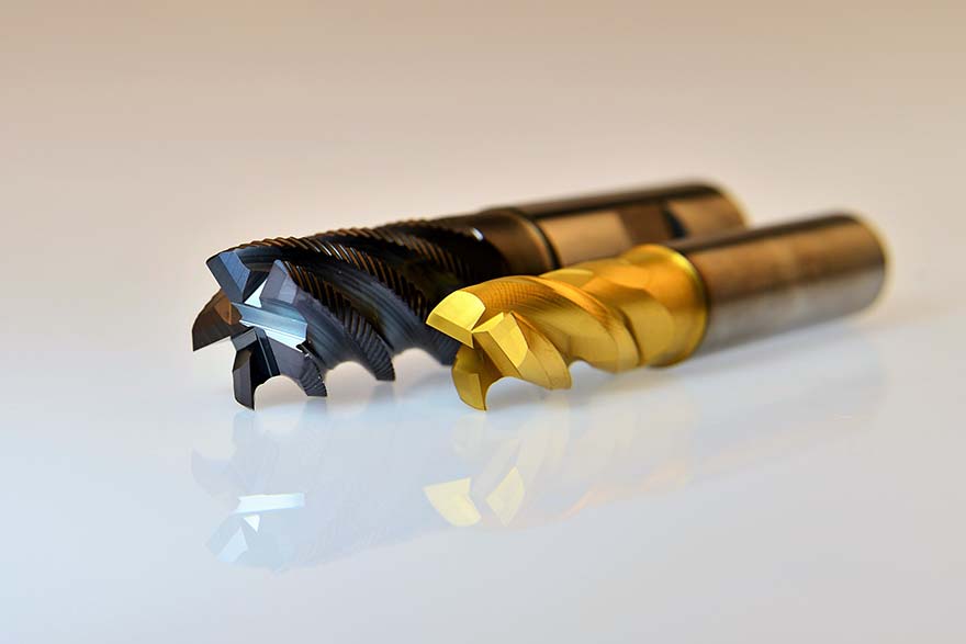 milling-cutters-铣削刀具 结束磨 铣削 加工 黄金 金 锡 复锡 工具 铣床 数控 金属 芯片 高清摄影大