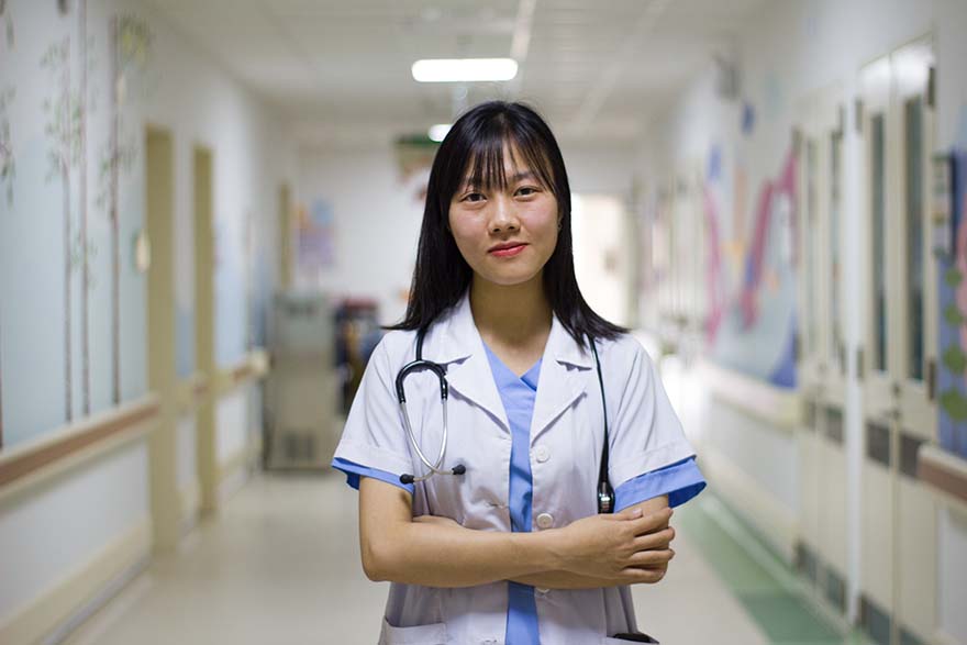 anesthesia-麻醉 医生 女性 Stethocope 医院 医疗保健 越南 医疗 学生
