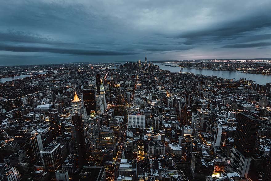 夜幕或清晨俯瞰城市群buildings-city-cityscape-dark
