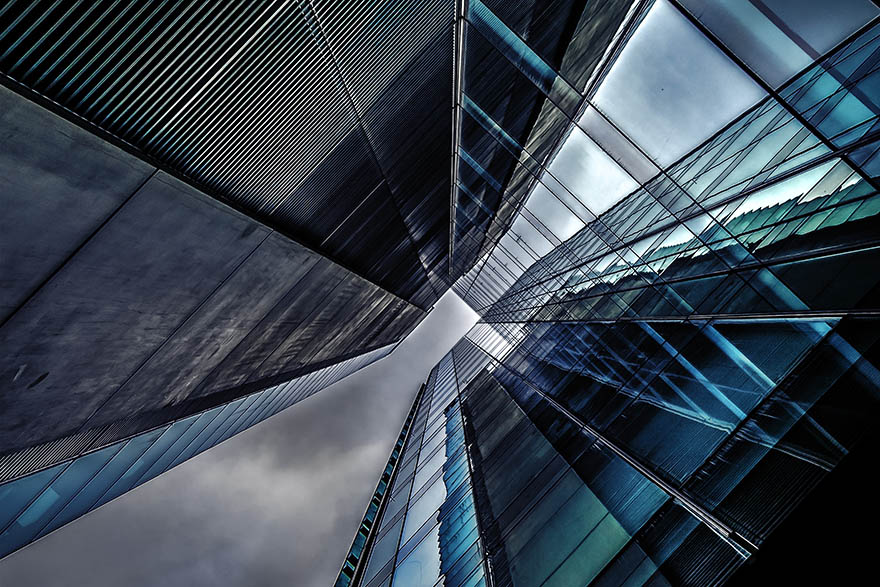 architecture-结构 建设 业务 城市 市中心 玻璃 玻璃 现代 办公室 透视 反思 摩天楼 窗口