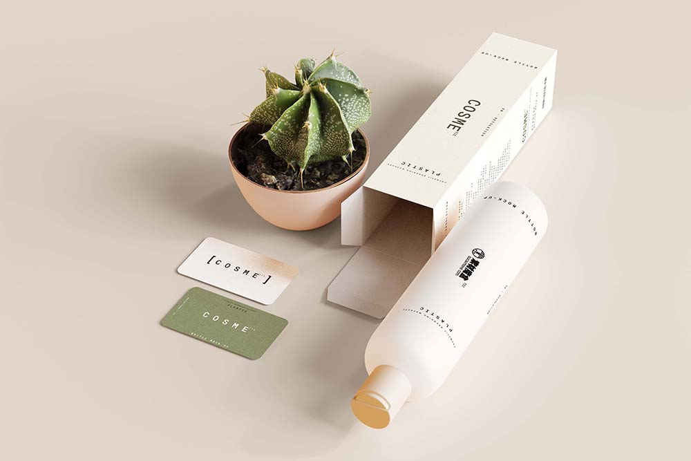 高端化妆品护肤品包装瓶纸盒品牌提案样机