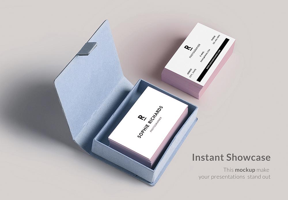 高端名片样机PSD源文件