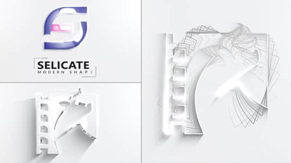 AE模板-简约干净LOGO徽标快速展示片头动画 Quick Logo Reveal