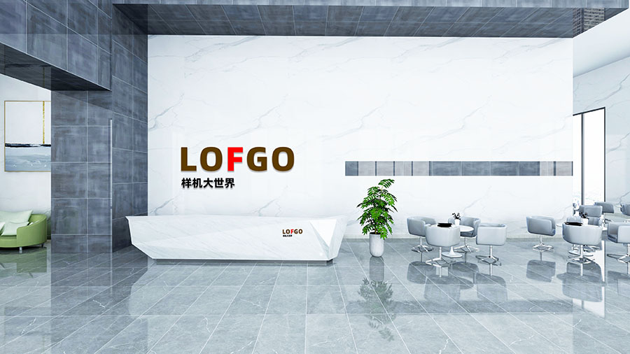 公司前台LOGO墙样机PSD源文件