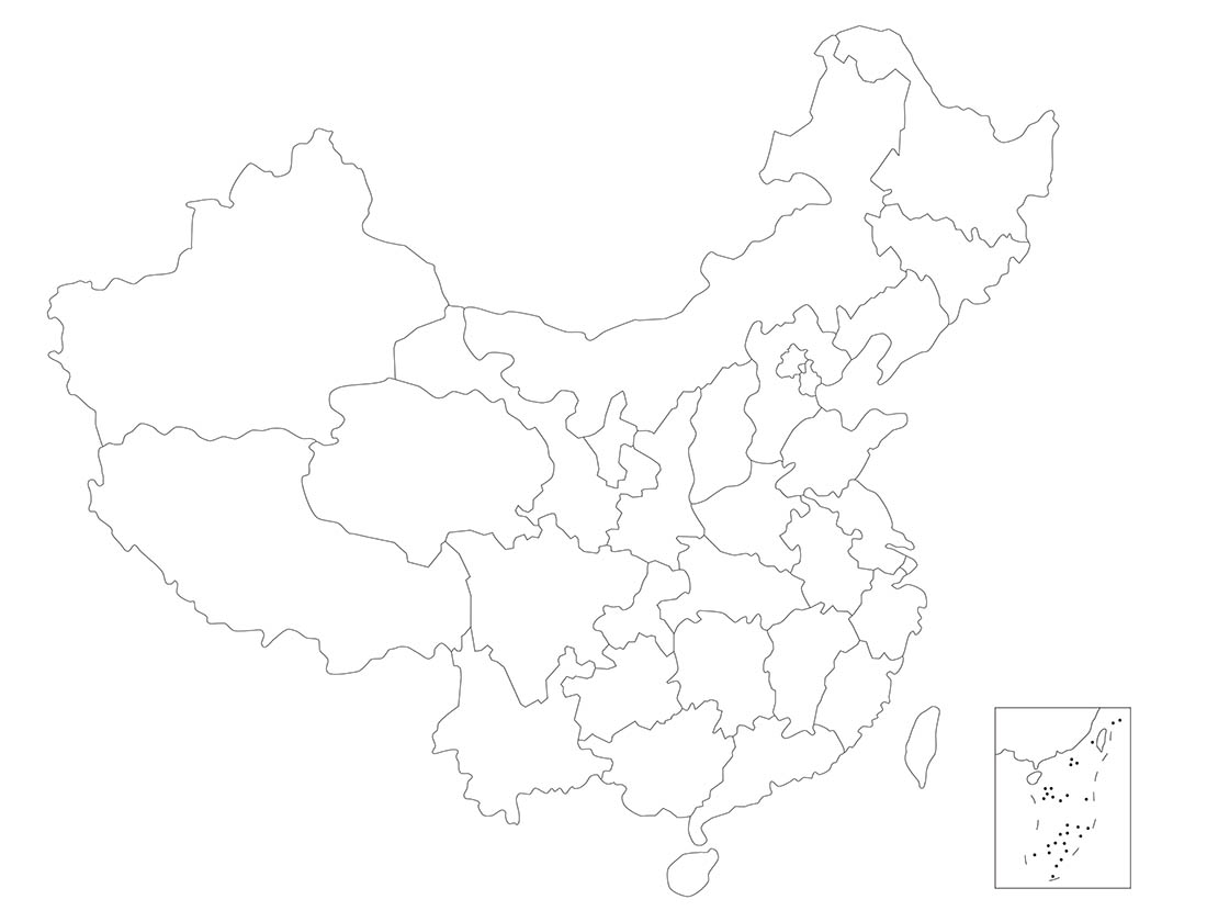 中国地图_AI矢量源文件