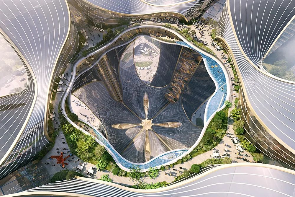 全新地标！！深圳之“芯”：极具张力的立面—— “花开富贵”的建筑轮廓(图2)