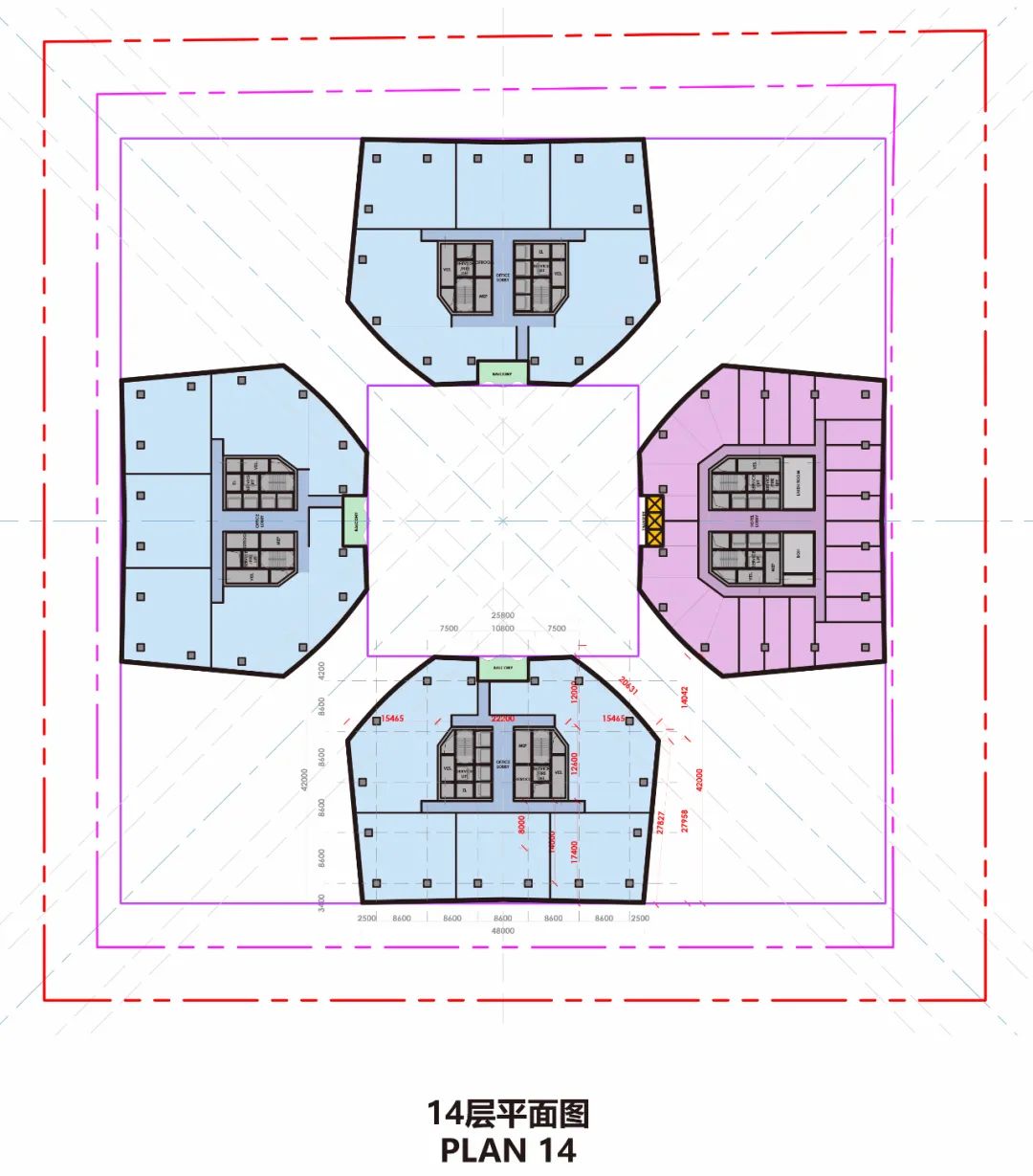 全新地标！！深圳之“芯”：极具张力的立面—— “花开富贵”的建筑轮廓(图21)