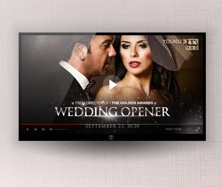 AE模板-浪漫粒子飞舞婚礼爱情图文相册介绍开场片头包装 Wedding Pack Two