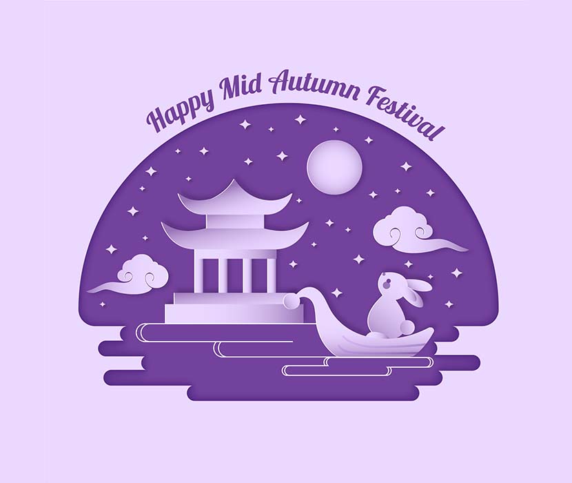 手绘中秋佳节hand-drawn-mid-autumn-festival