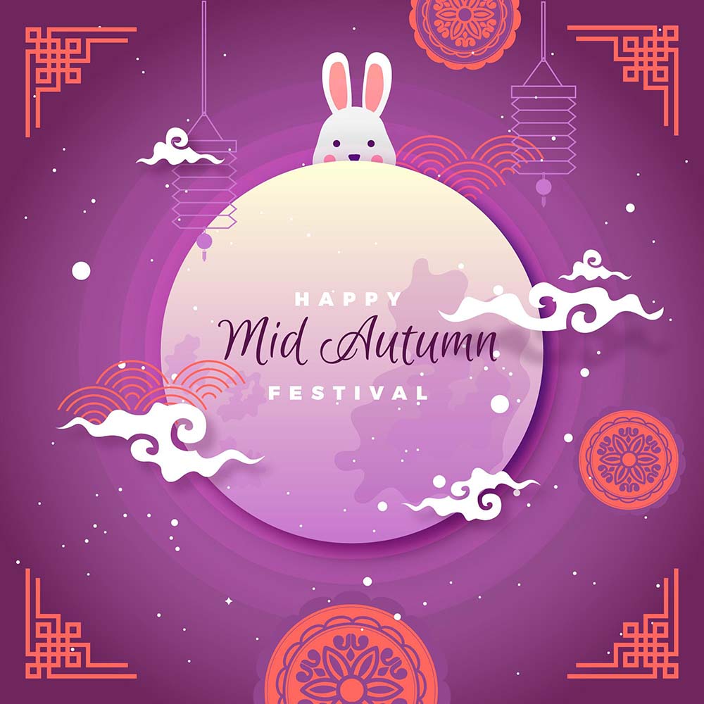 手绘月亮和兔子矢量中秋佳节背景源文件hand-drawn-mid-autumn-festival-with-moon-rabbit