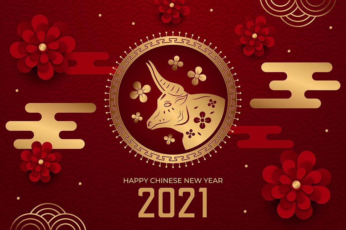 2021年农历新年免费矢量图chinese-new-year-2021